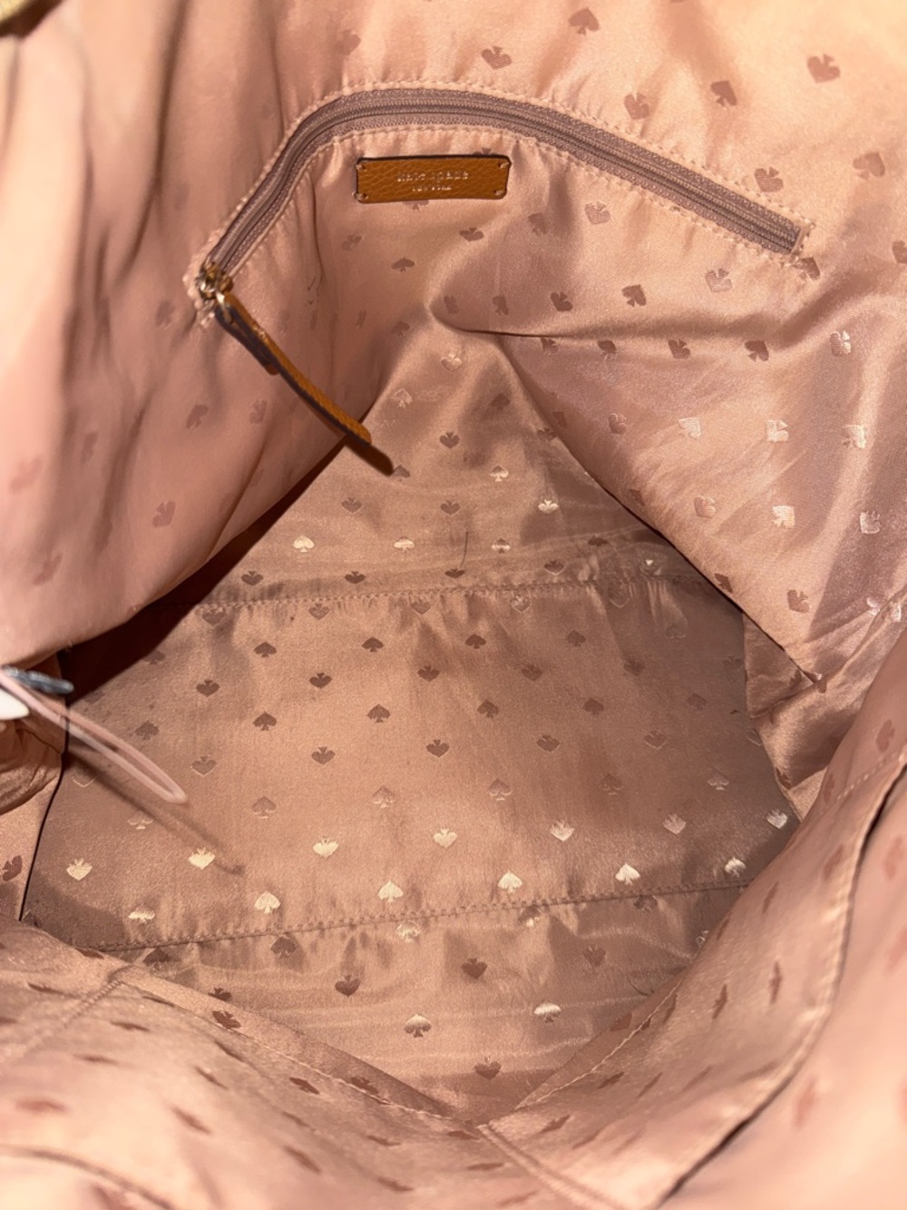 kate spade Leather Tote in Saddle Tan with Tassels - Picture 15 of 16